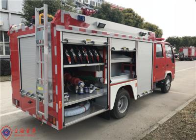 China 5 Seats Hydraulic Control Clutch Rear Mount Pump Water Tanker Fire Truck for sale
