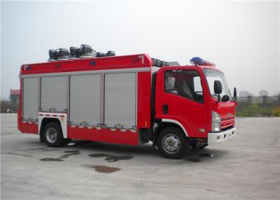 China los chasis de ISUZU de la impulsión de 139kw 4x2 encienden el coche de bomberos con fuente de luz del LED en venta