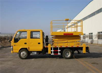 China High Speed 22M Height Telescopic Mobile Aerial Work Platform Truck 4x2 Drive for sale