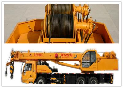 Chine vitesse de déplacement maximum hydraulique de la grue 70km/H de camion de 25t Faw pour le chantier à vendre
