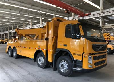 China 360 caminhão resistente de gerencio da recuperação do caminhão de Wrecker 400hp da estrada do guindaste 8*4 à venda