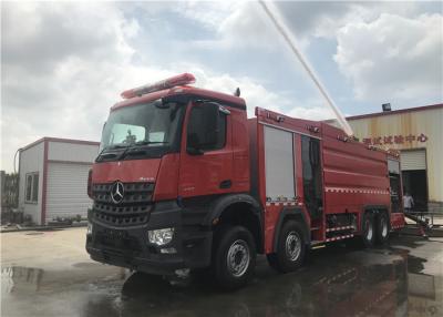 China Manual 120L/S Flow Monitor Water Tanker Fire Truck Vehicle with 85m Spray Range for sale