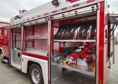 China Isuzu 4x2 Chassis Water Tanker Fire Truck with Imported Fire Pump and Fire Monitor for sale