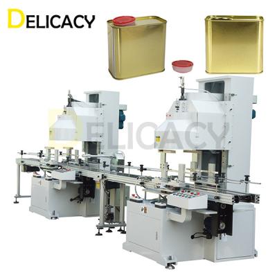 China 380V Tin Can Making Machine For 0.5L Square Tin Cans Automatic Seaming Machine for sale