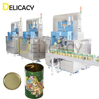 China Efficient Can Closure Seaming Machine For Christmas Gift Tin Box Tin Can Making for sale