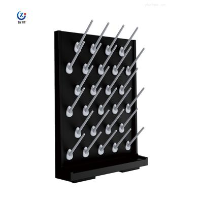 China Rack de secagem antiderrapante de laboratório com buracos de gotejamento espaçados de 10 cm à venda