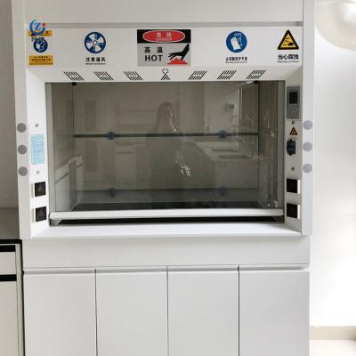 China Low Noise Steel Fume Hood Corrosion Resistant 850mm For Laboratory Research for sale