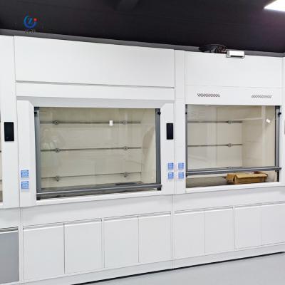 China High Performance Exhaust Fume Hood Chamber Alkali Resistant ISO Certified for sale