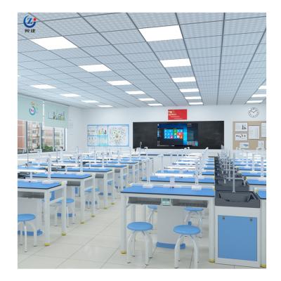 China Metal Biology Lab Furniture Table Corrosion Resistant Customized Sturdy for sale