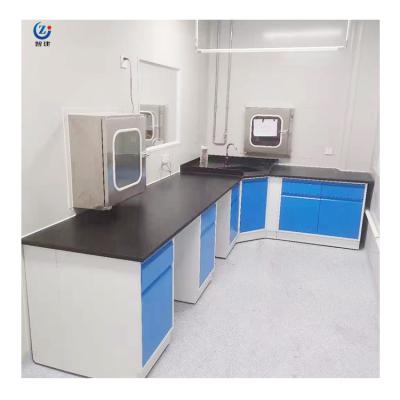 China Banco de parede de laboratório personalizável para estações de trabalho de laboratório modernas à venda