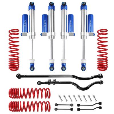 China Coil Spring Off Road Adjustable Shock Absorbers 4x4 For Jeep Wrangler Gladiator for sale