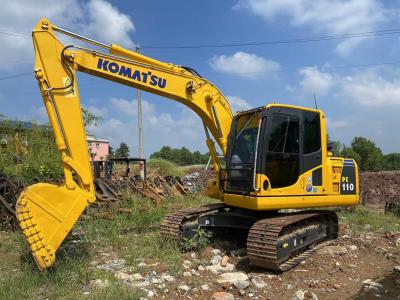 China Komatsu PC110 Used Excavator Equipment 11 Tons Used Crawler Excavator for sale