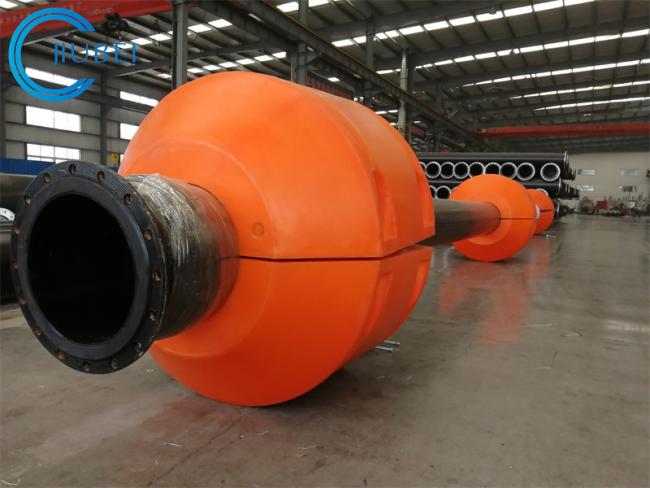 Impact Resistant Foam Filled Yellow/Orange Plastic Pipe Floaters