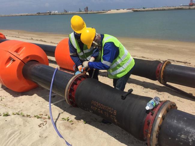 11.8 Mength Flanged Large Diameter UHMWPE Tube Factory Price