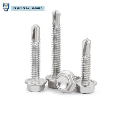 China Hex  Head Self Drilling Screws for sale