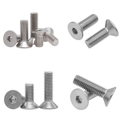 China countersunk hex screw for sale