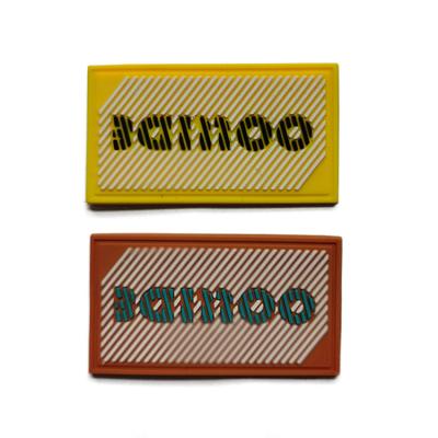China Apparel PVC Rubber Label Badge Durable Custom Soft 3D Soft Silicon for sale