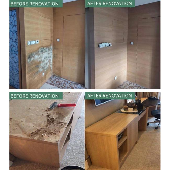 Protect Your Furniture with Self Adhesive Furniture Film Moisture Resistant PVC Wrapping for Hotel Engineering Projects