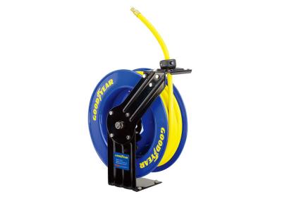 China Goodyear Low Pressure 300 PSI Steel Spring Driven Air/ Water Hose Reel for sale