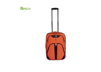 China 600D Classic Polyester Soft Sided Luggage with Two Front Pockets for sale