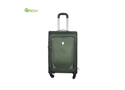 China 1680D Polyester Trolley Case Soft Sided Luggage with Spinner Wheels for sale