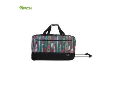 China In Line Skate Wheels 600D Polyester Printing Wheeled Duffel Bag for sale