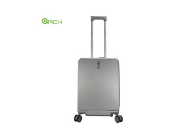 China ABS Front Pocket Flight Wheels Hardside Carry On Suitcase Checked Luggage for sale