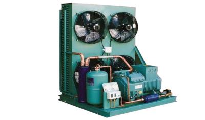 China Two Stage Piston Air Cooled Condensing Units -40℃ To -25℃ R22 Refrigerant for sale