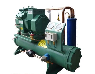 China Bitzer Water Cooled Low Temperature Piston Condensing Unit for sale