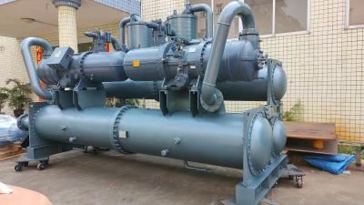 China 1000kw Shell Tube Heat Exchanger Brazed Flooded Evaporator In HVAC Screw Refrigeration Equipment for sale