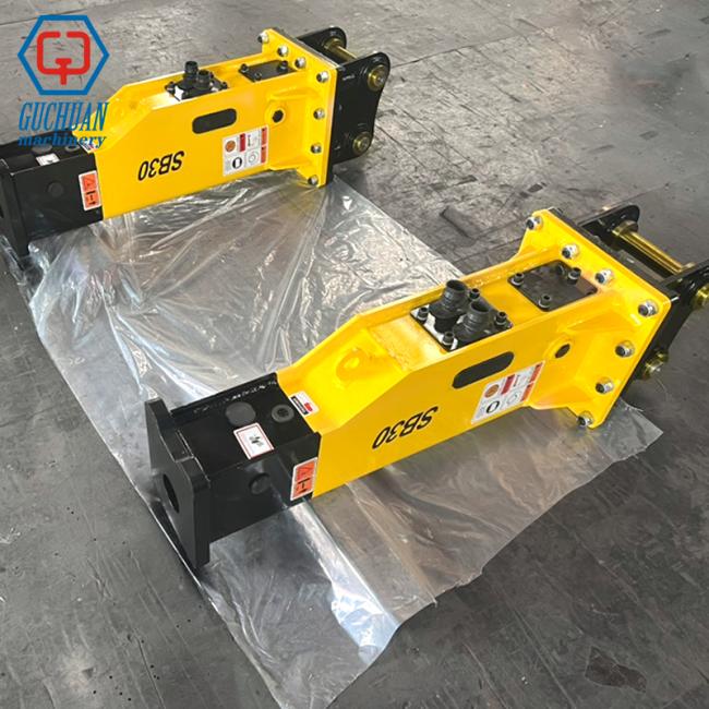 B43/GCB75 Open-Type Hydraulic Hammer for 6-9T Excavators