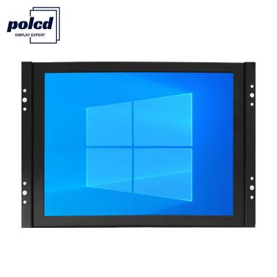 China Polcd Customize 8 Inch IPS Panel Metal Case Industrial LCD Monitor Open Frame for sale