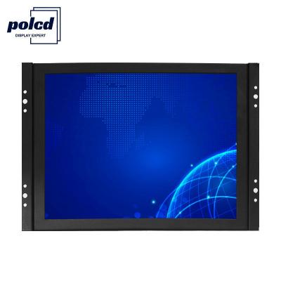 China Polcd Customize 8 Inch Plastic Case Touch Screen Open Frame LCD Monitor Capacitive for sale
