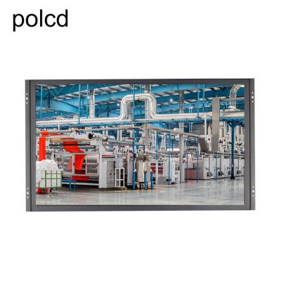 China Polcd 21.5 Inch LCD Monitor Touch Screen Pure Flat Metal Aluminum Case Display for Industrial for sale