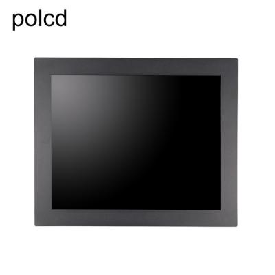 China 17inch Embedded PC Touch Screen IPS 2K HD VGA TFT Industrial Panel for sale