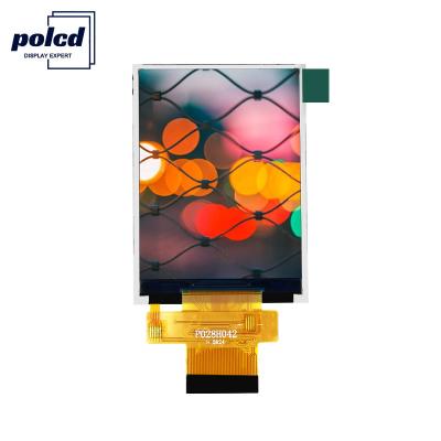 China Polcd RoHS pantalla táctil de 2,8 pulgadas 240X320 píxeles pantalla TFT de alto brillo en venta