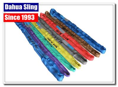 China Collapsible Endless Round Slings Customized Length Anti Abrasion for sale