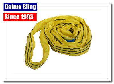 China International Standard Endless Round Slings Double Wall Tubular Jacket Covered for sale
