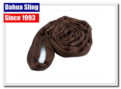 China Color Coded Adjustable Lifting Straps , Rock Lifting Sling Less Rigging Weight for sale