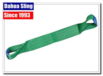 China 2000kg Load Work Flat Lifting Slings Safety EN 1492-1 Standard High Tenacity for sale