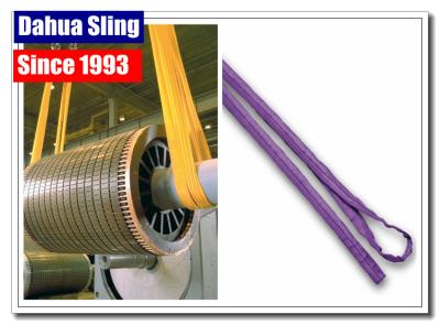 China Customized Size Flexible  Endless Round Slings 100% Polyester For Steel Mesh for sale