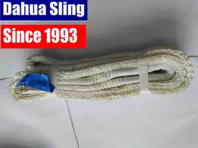 China 2500 kgs Color Code Flat Lifting Slings Crane Equipment WSTDA Standard for sale