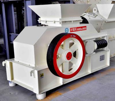 China 100-300mm Inlet Double Roller Crusher Machine for sale
