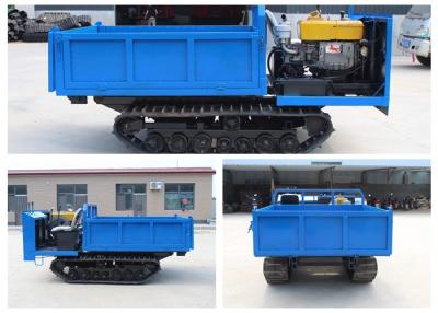 China 10hp 2.0 Tons Blue Hydraulic Tracked Dump Truck for sale