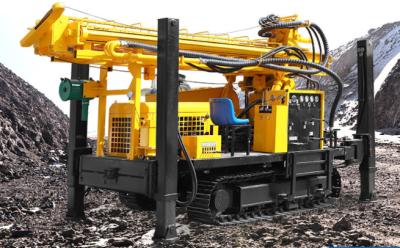 China 350m Deep Water Well Hydraulic Crawler Drill Machine Equipment Big Steel Borehole for sale