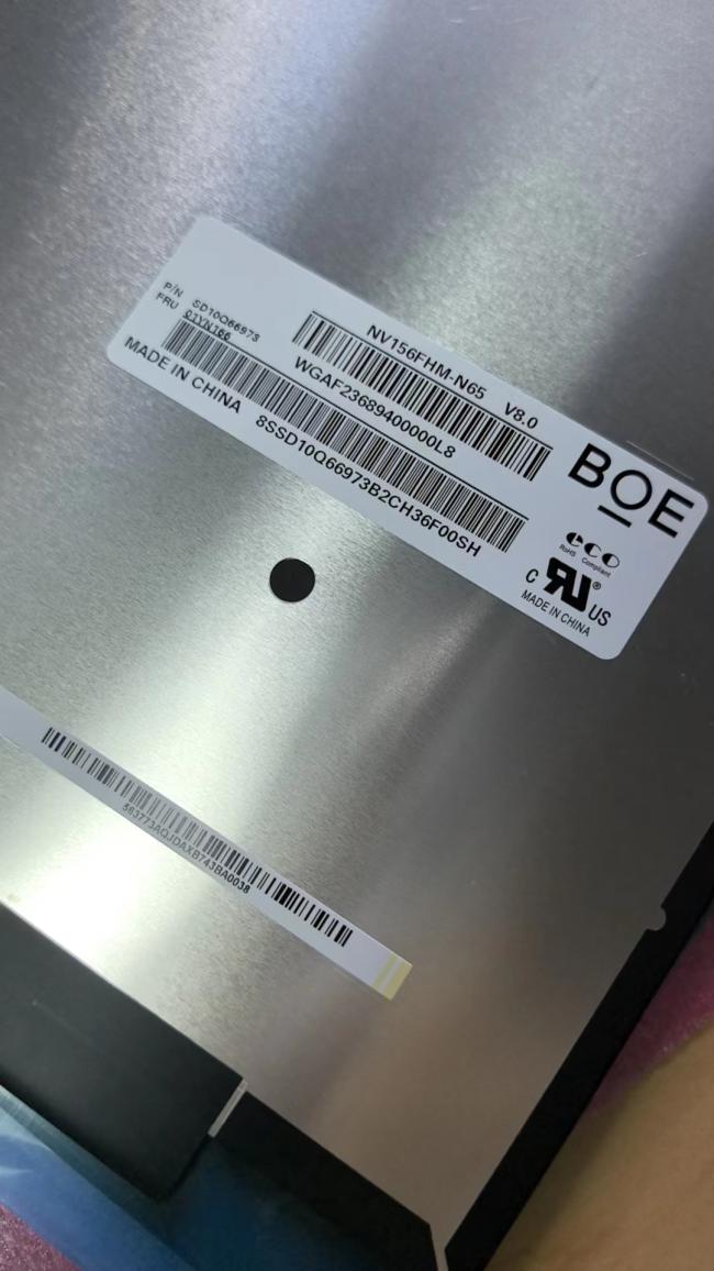 NV156FHM-N65 BOE 15.6inch IPS 95% sRGB notebook laptop display 500nits HADS/IPS EDP