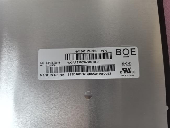 NV156FHM-N65 BOE 15.6inch IPS 95% sRGB notebook laptop display 500nits HADS/IPS EDP