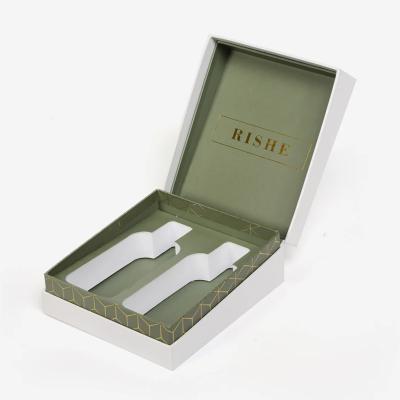 China Cajas de empaquetado cosméticas Logo Printed Cardboard Boxes de encargo de la belleza en venta