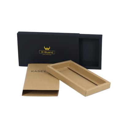 China Phone Case Electronic Packaging Box Bottom And Lid Foam Padded Shipping Boxes for sale