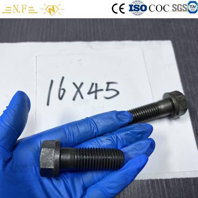 Industrial Grade Class 12.9 Excavator Sprocket Bolts – Heavy Duty Ring Gear Bolts